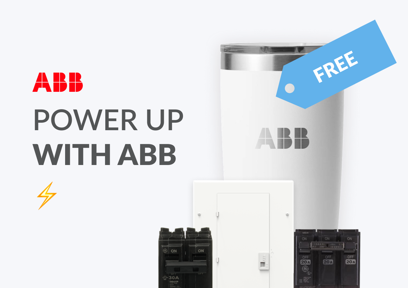 Power Up with ABB Distribution and Get a FREE YETI® Tumbler