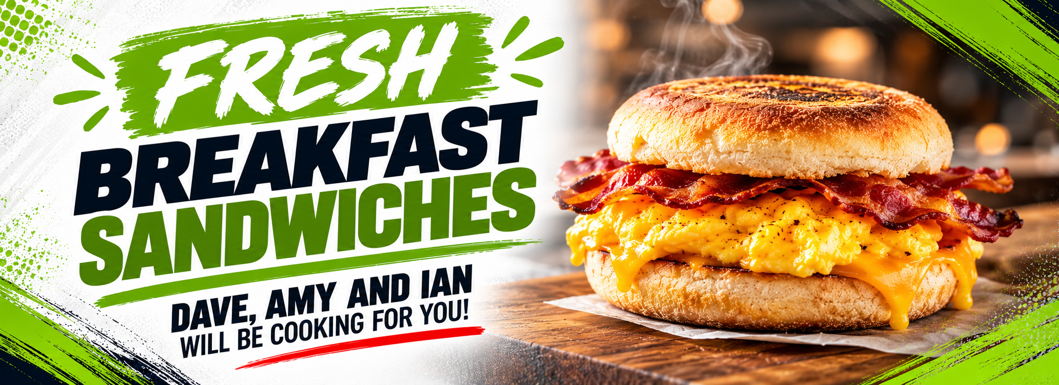 Fresh Breakfast Sandwiches at EWEL